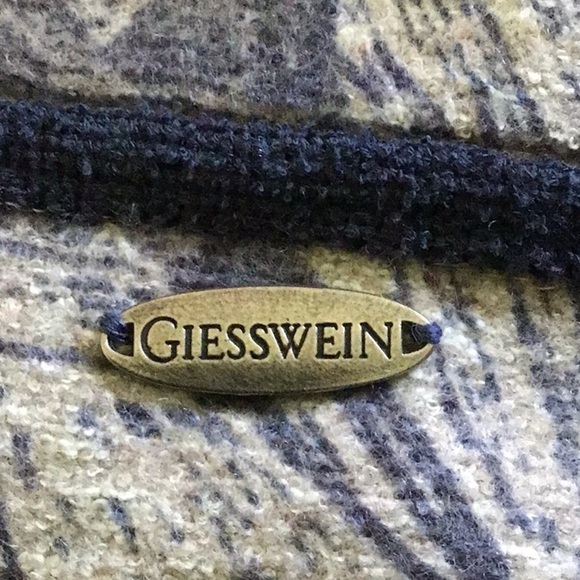 GIESSWEIN blue floral wool cardigan size 14 - Picture 11 of 11